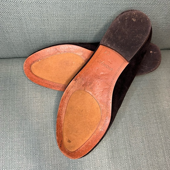 Vionic Willa slip on flat comfort orthotic loafer suede black womens size 7 GUC - Picture 10 of 10